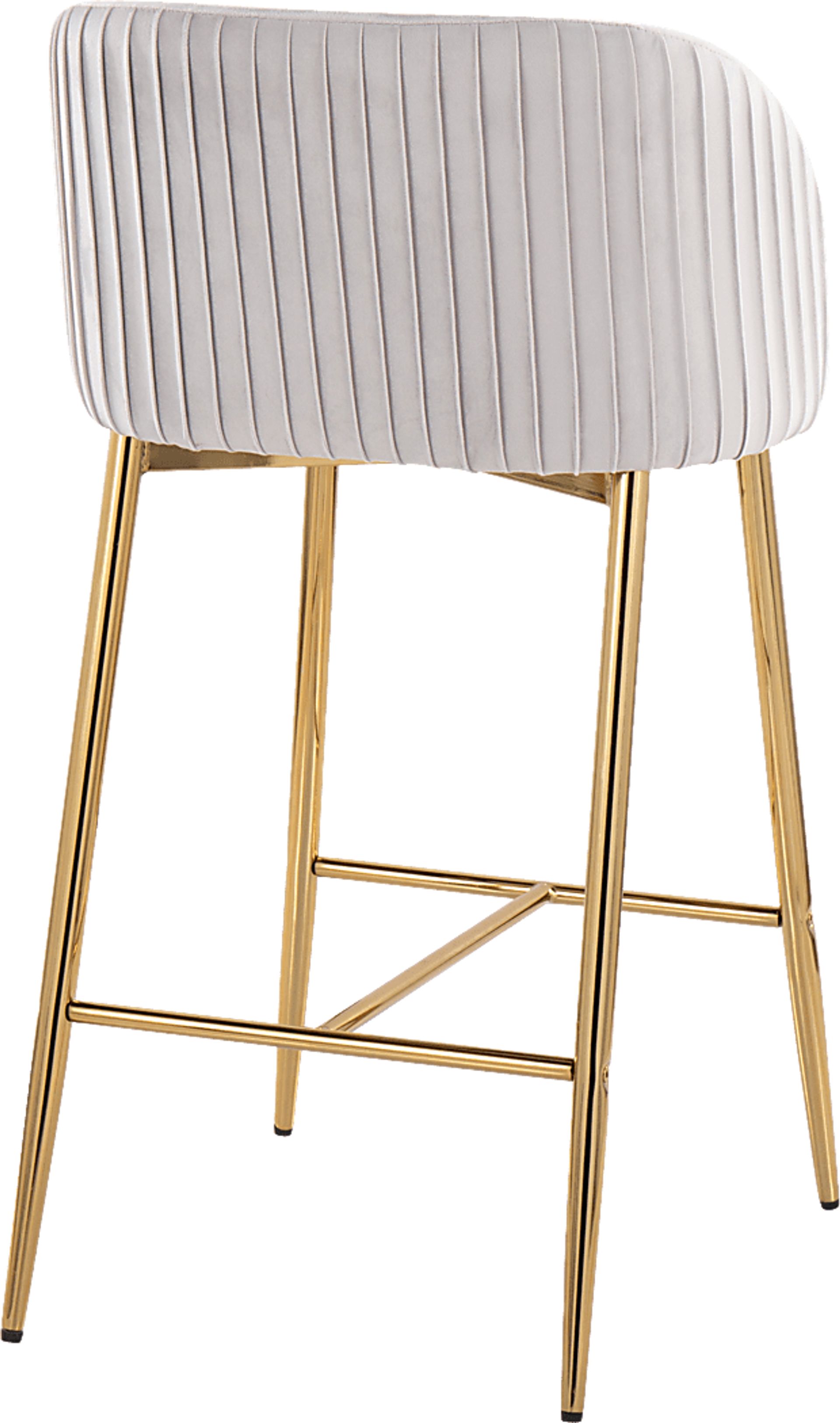 Marsanne I Silver Counter Height Stool, Set of 2 - Image 4