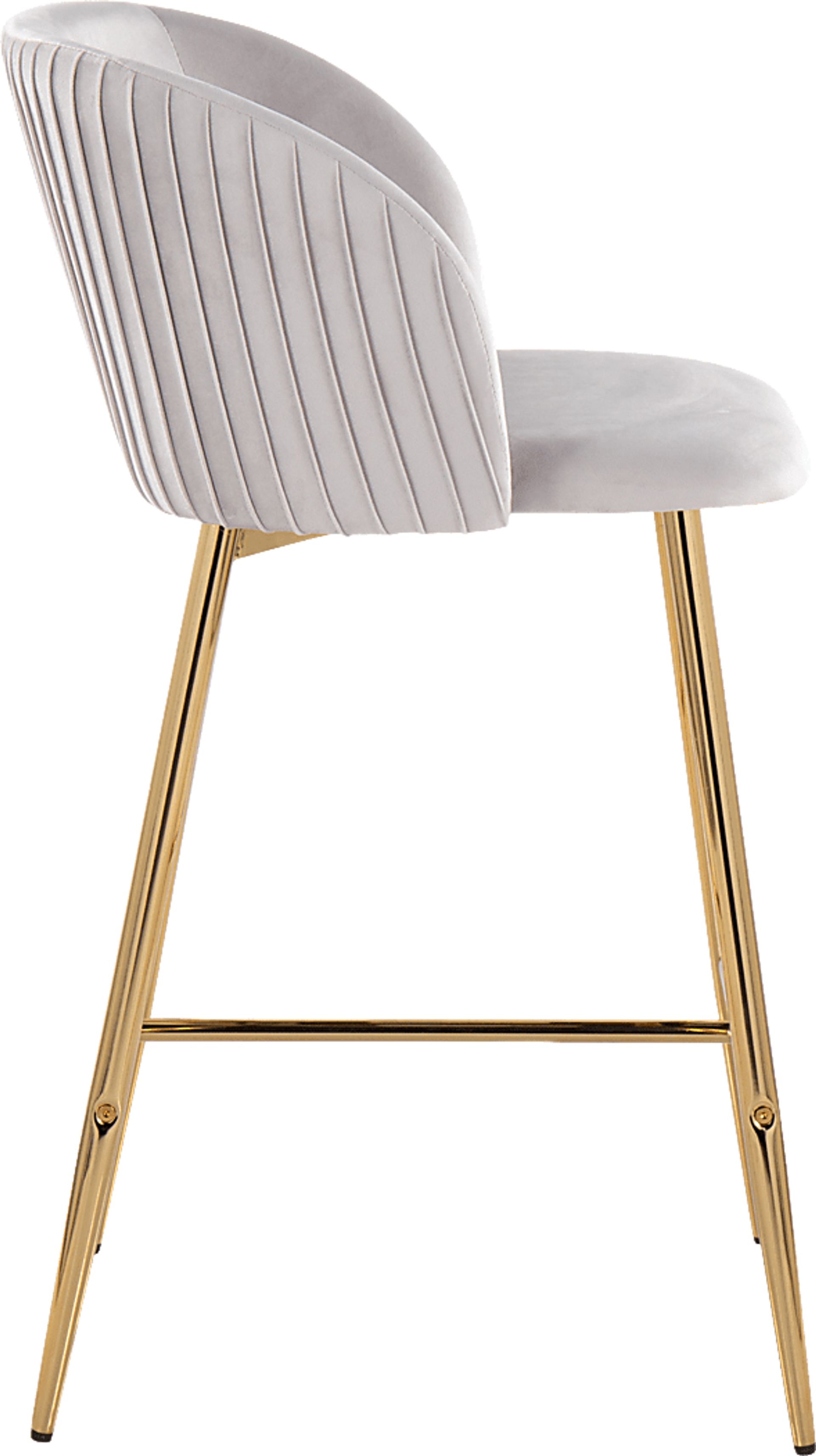 Marsanne I Silver Counter Height Stool, Set of 2 - Image 5