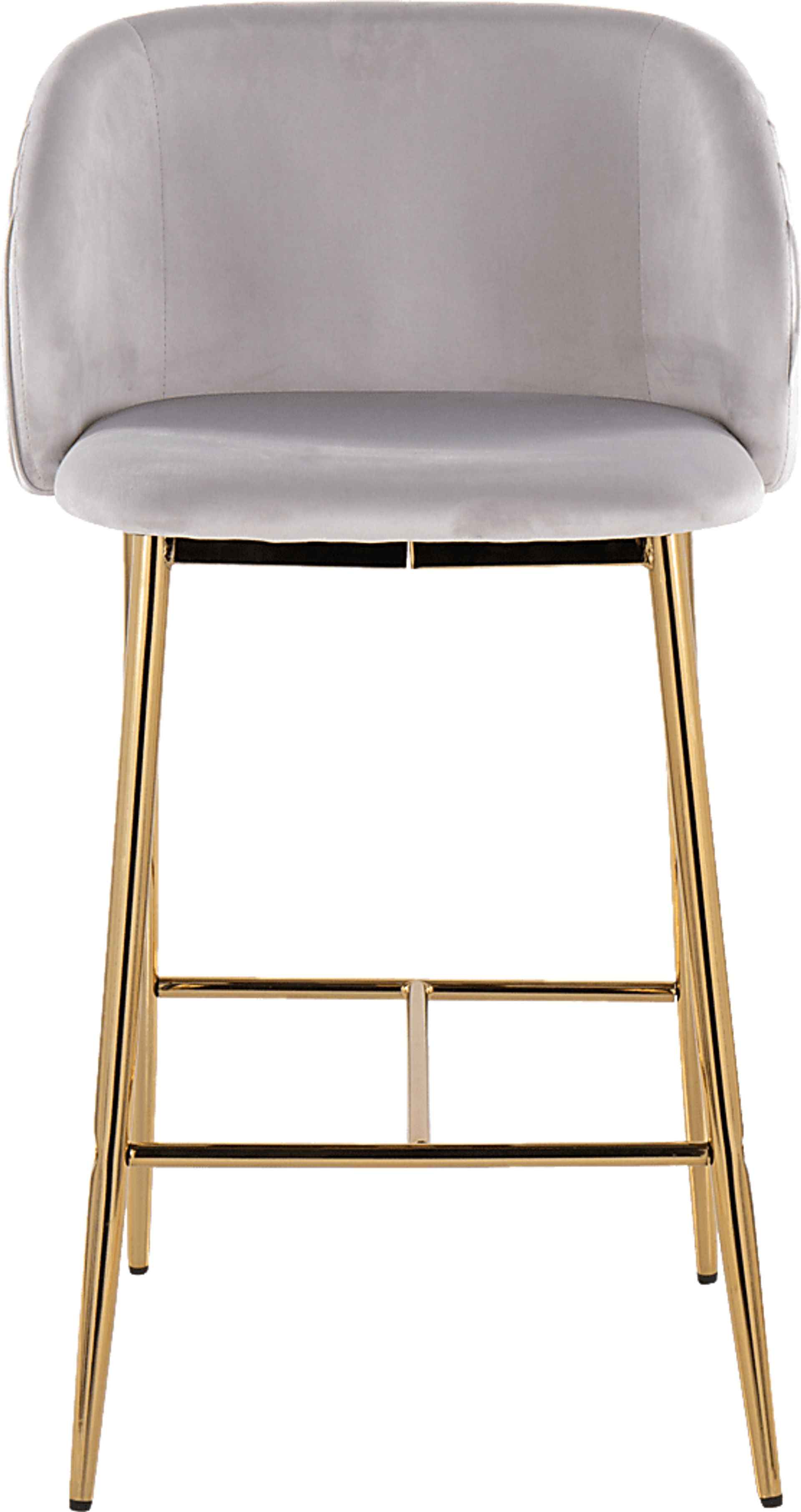 Marsanne I Silver Counter Height Stool, Set of 2 - Image 6