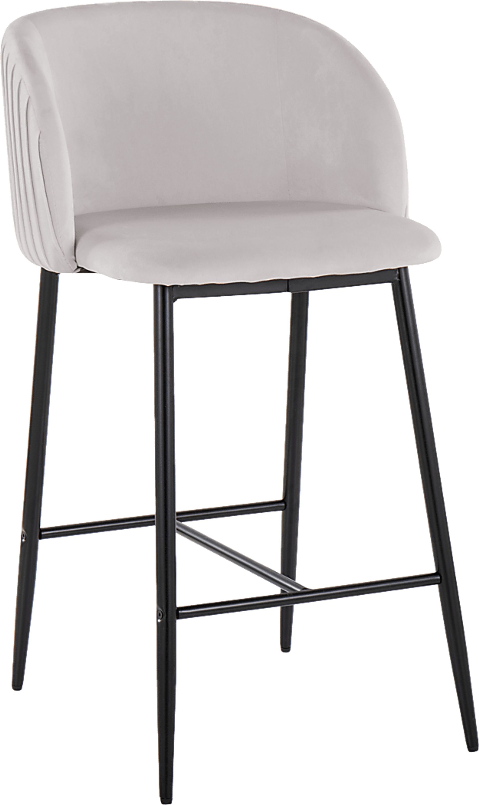 Marsanne II Silver Counter Height Stool, Set of 2 - Image 3