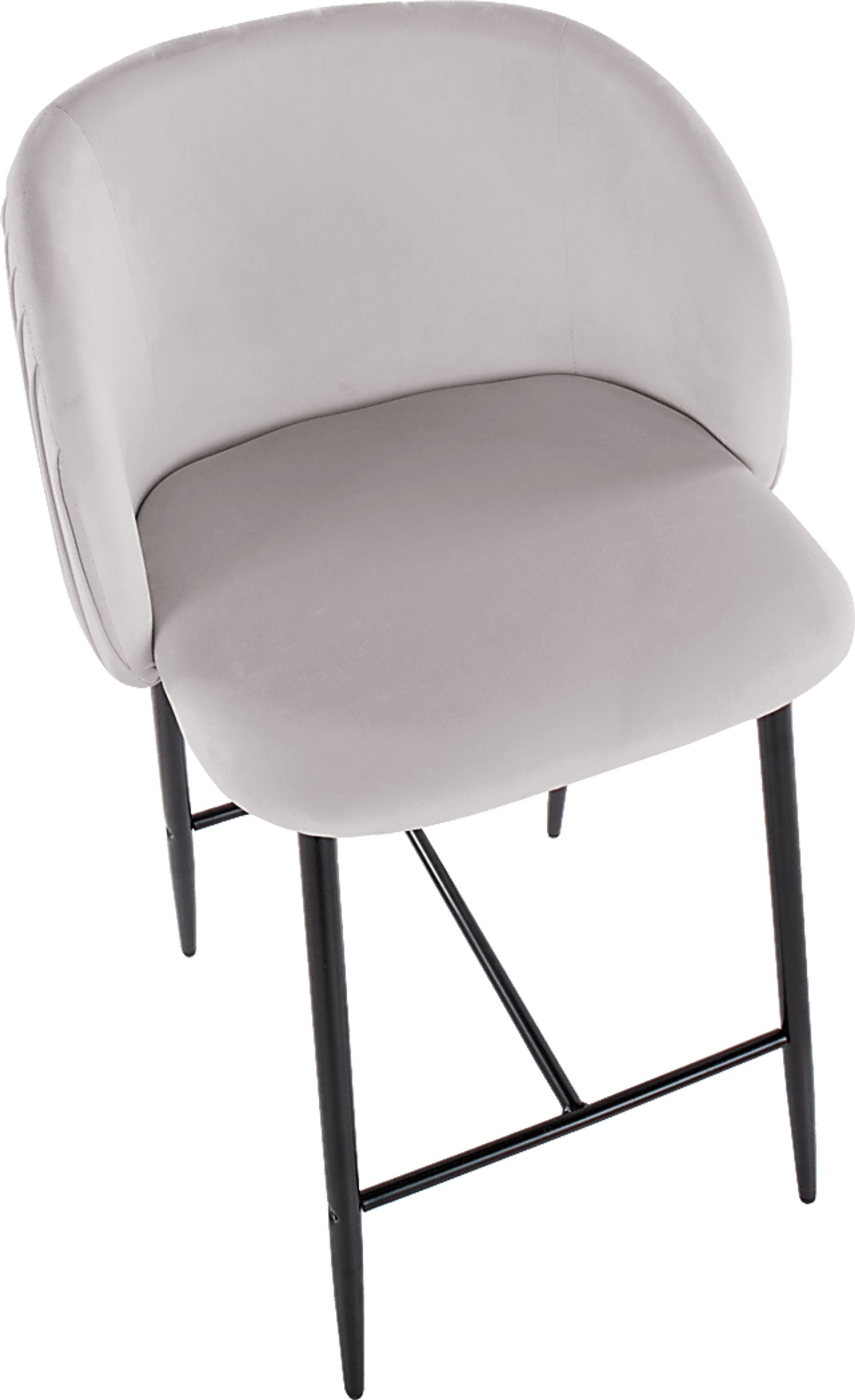 Marsanne II Silver Counter Height Stool, Set of 2 - Image 4