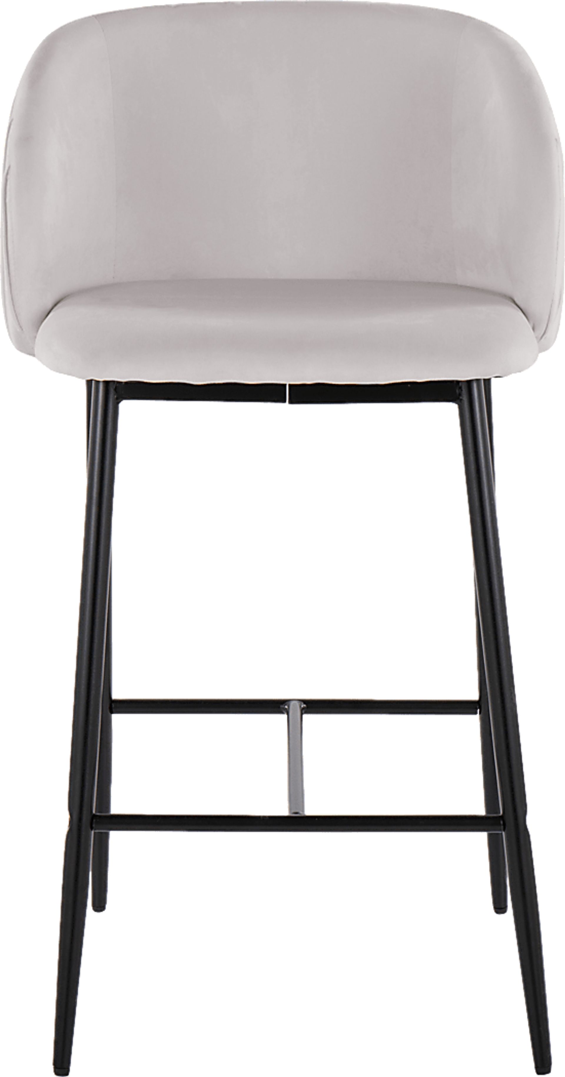 Marsanne II Silver Counter Height Stool, Set of 2 - Image 5