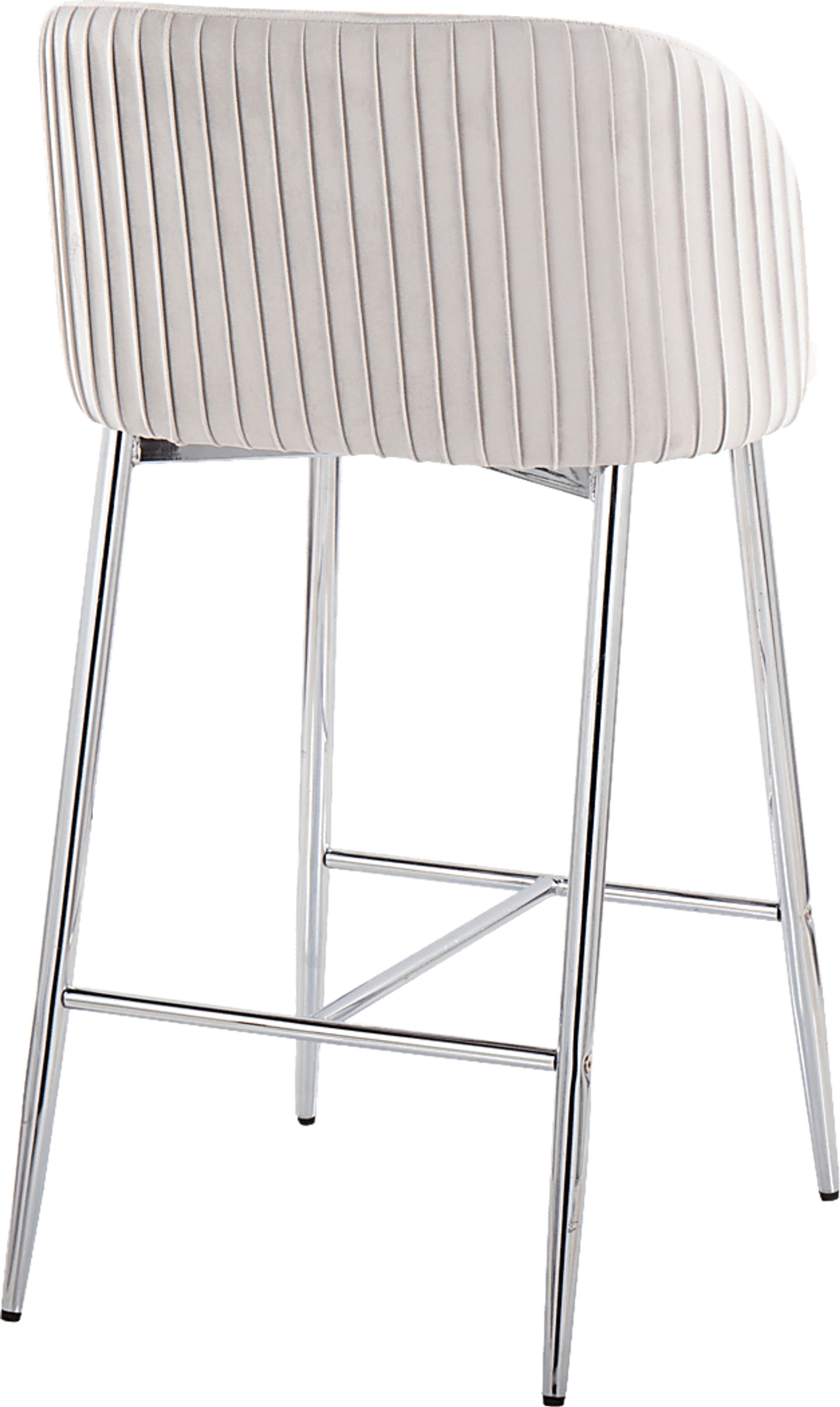 Marsanne III Silver Counter Height Stool, Set of 2 - Image 7