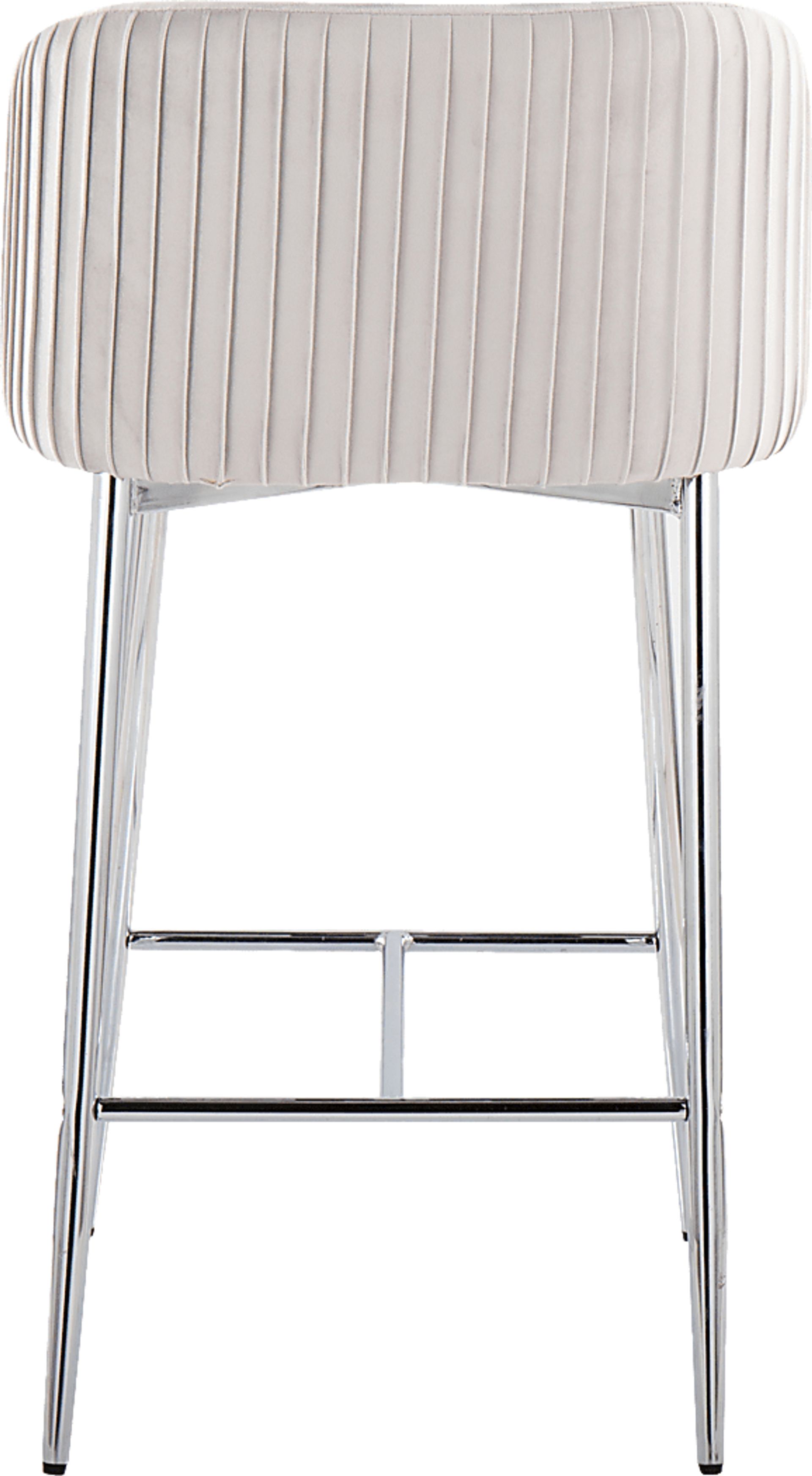 Marsanne III Silver Counter Height Stool, Set of 2 - Image 8