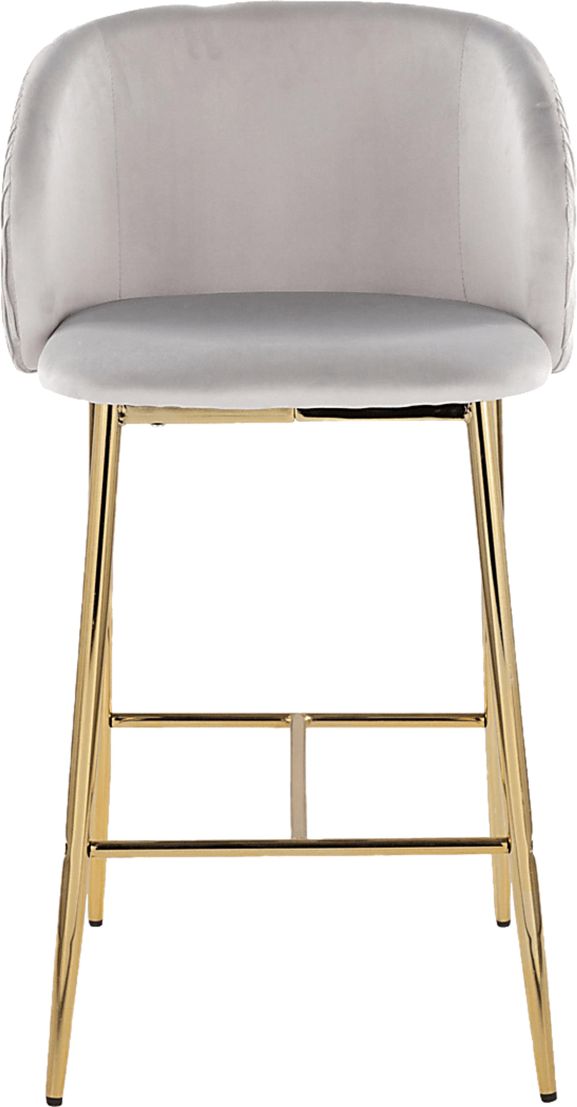 Marsanne IV Silver Counter Height Stool, Set of 2 - Image 7