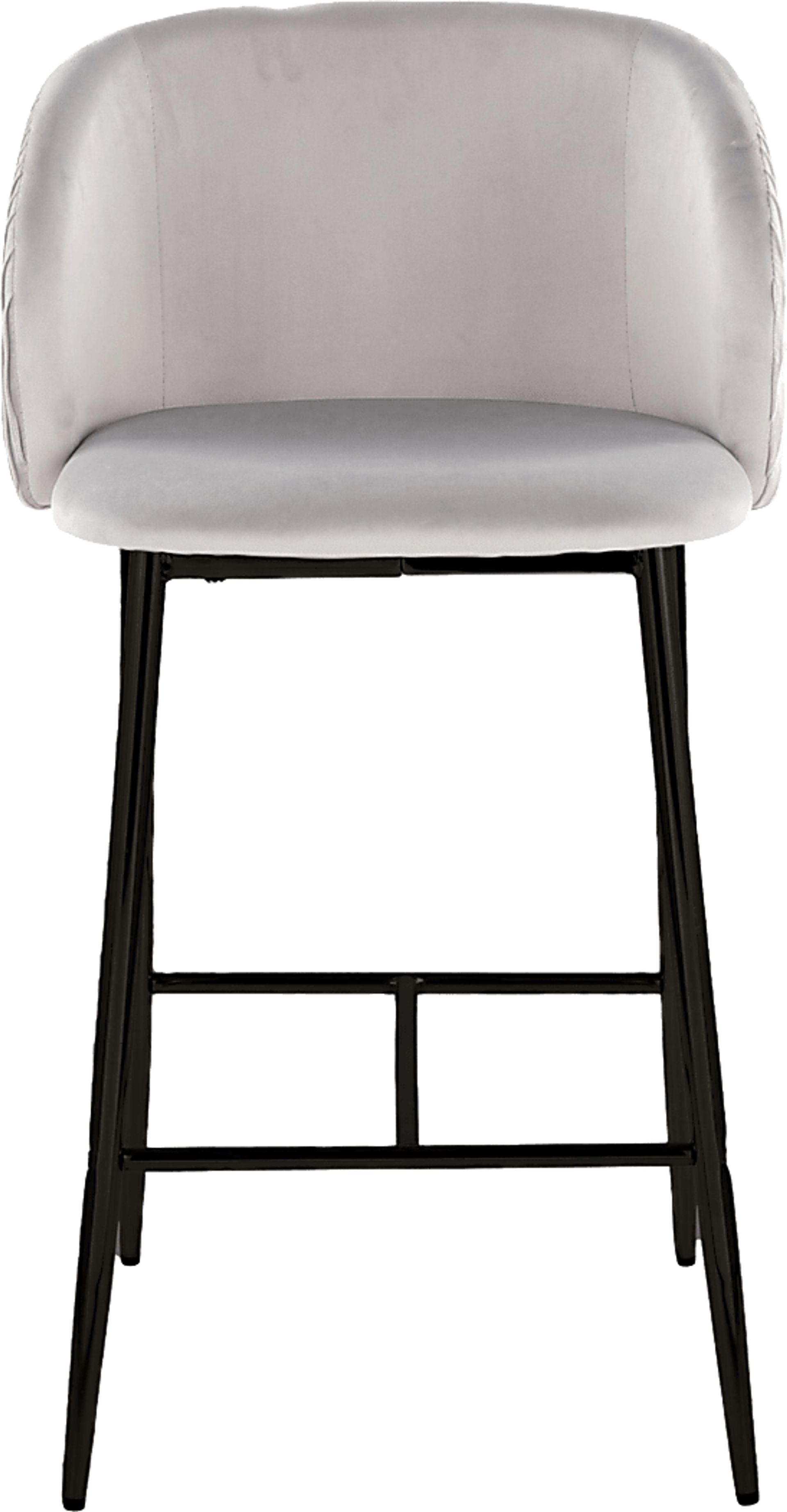 Marsanne V Silver Counter Height Stool, Set of 2 - Image 5