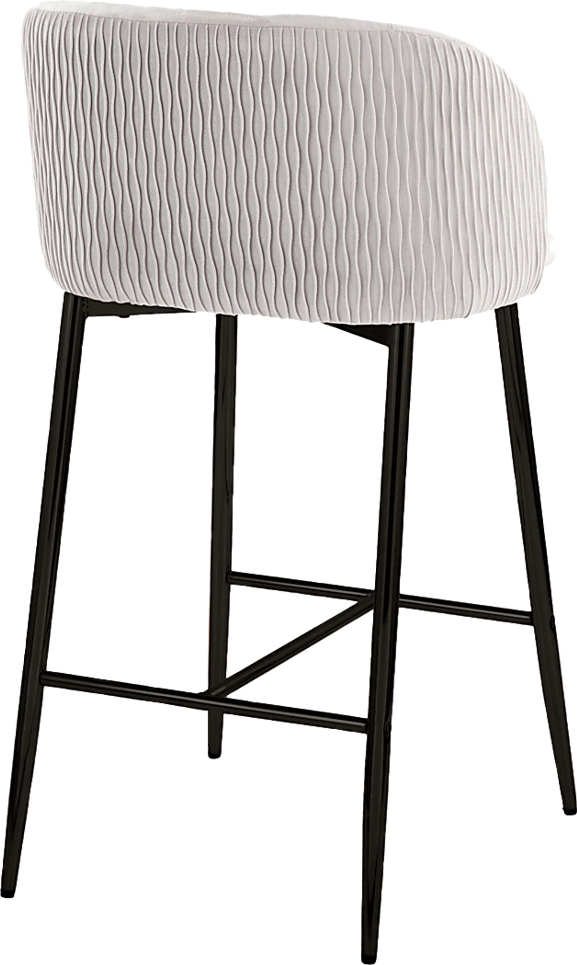 Marsanne V Silver Counter Height Stool, Set of 2 - Image 8