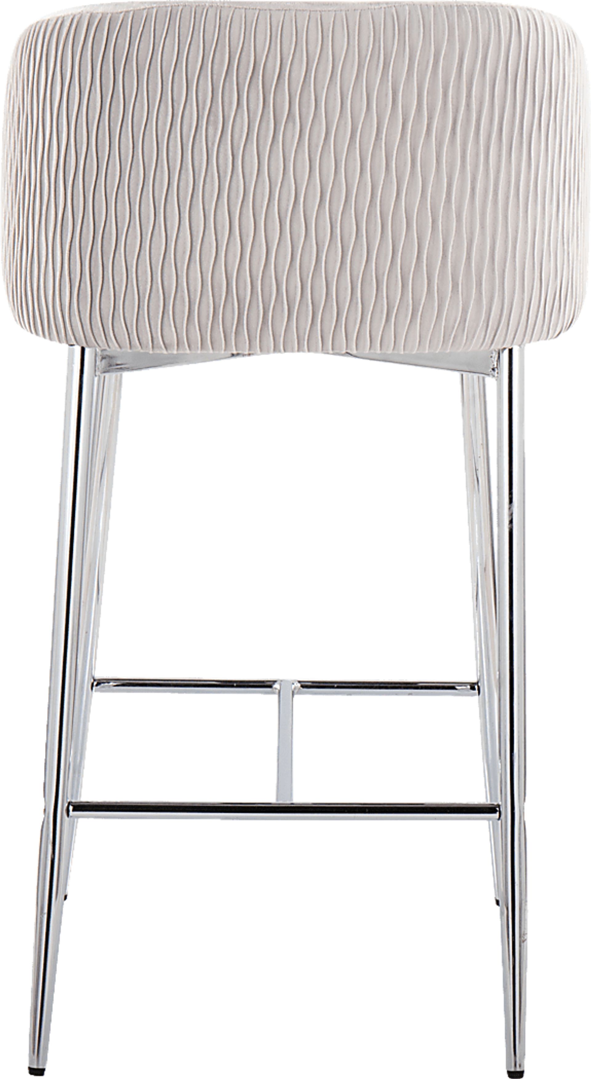Marsanne VI Silver Counter Height Stool, Set of 2 - Image 5