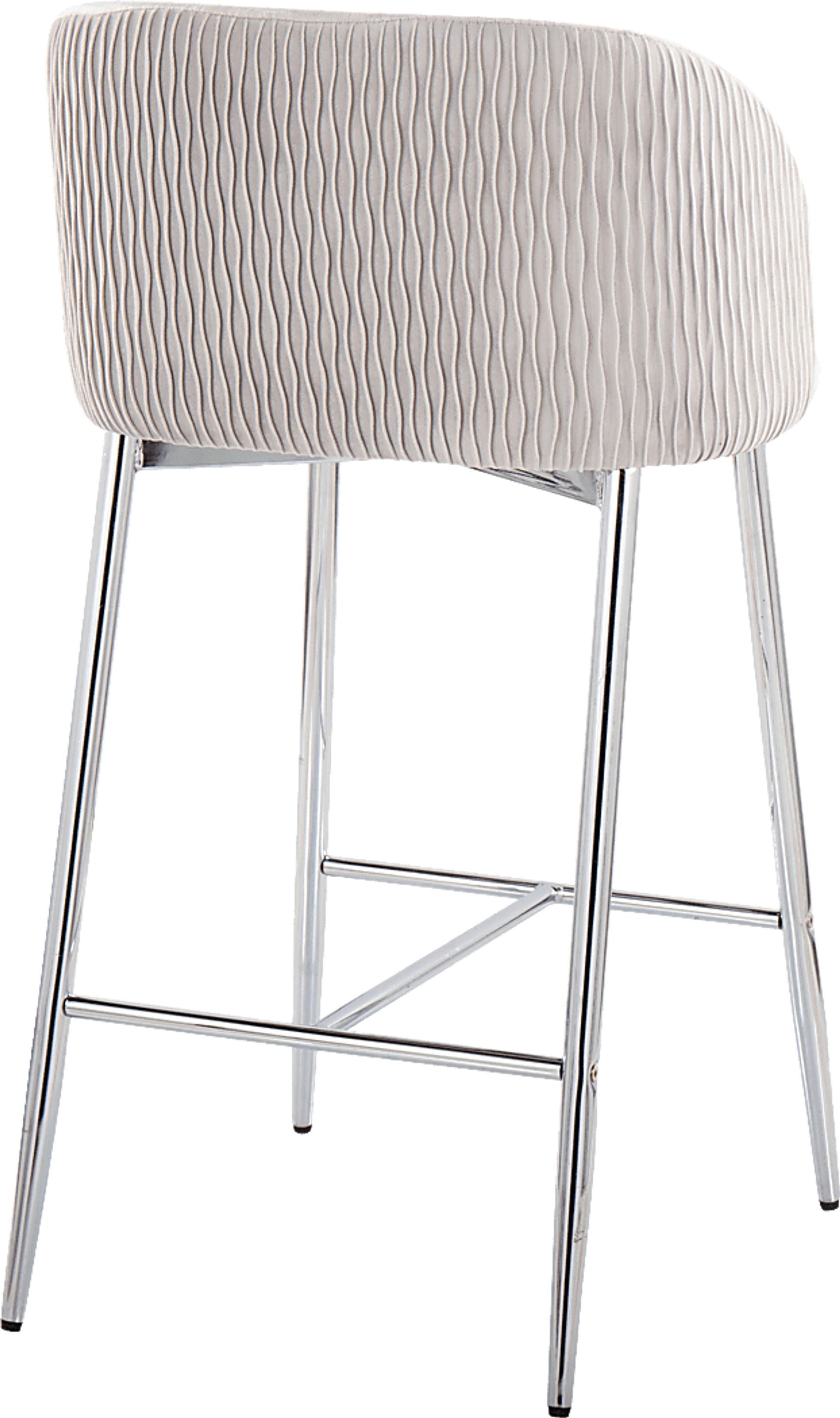 Marsanne VI Silver Counter Height Stool, Set of 2 - Image 6