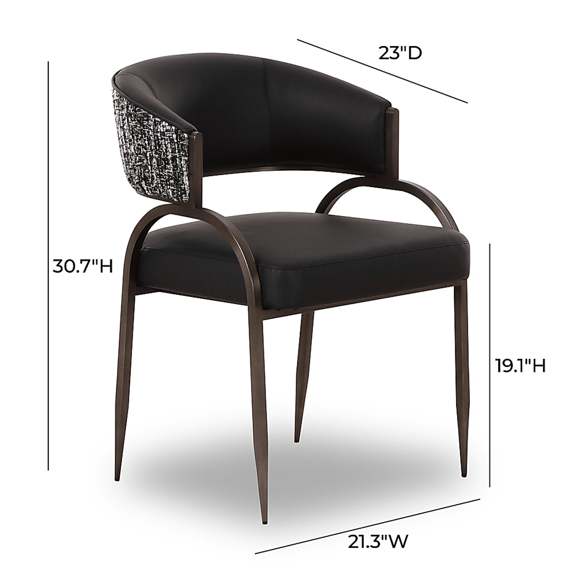 Marscoms I Black Arm Chair - Image 5