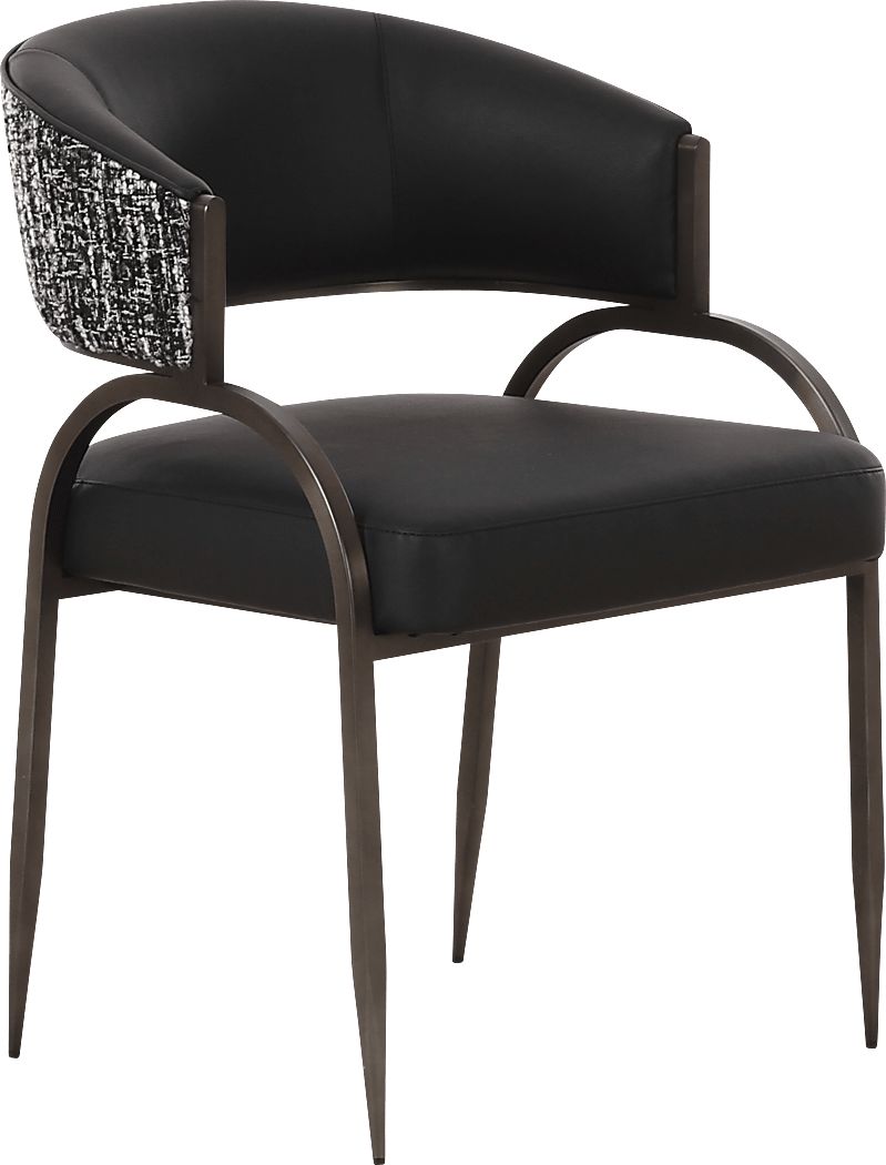 Marscoms I Black Arm Chair