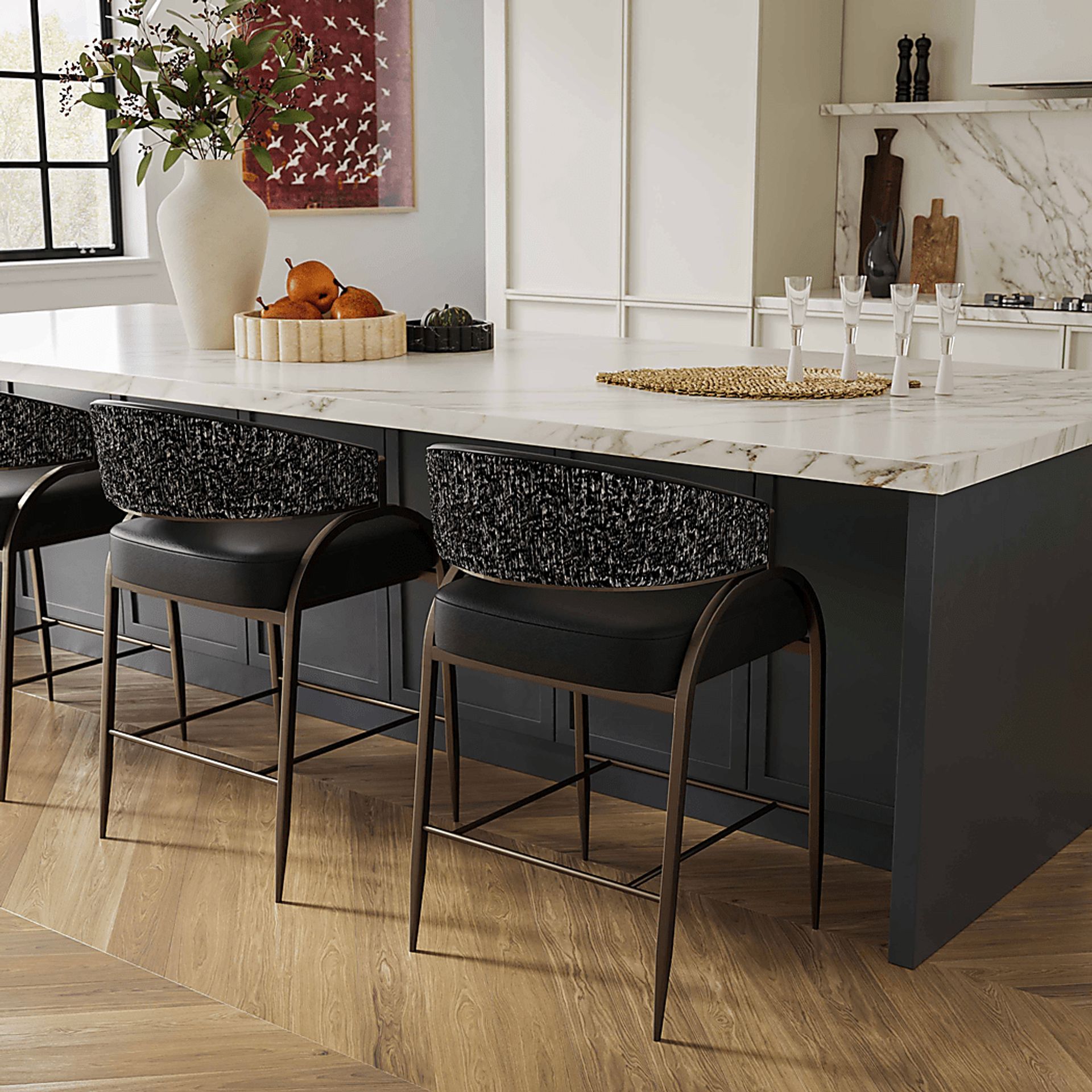 Marscoms I Black Counter Height Stool - Image 2