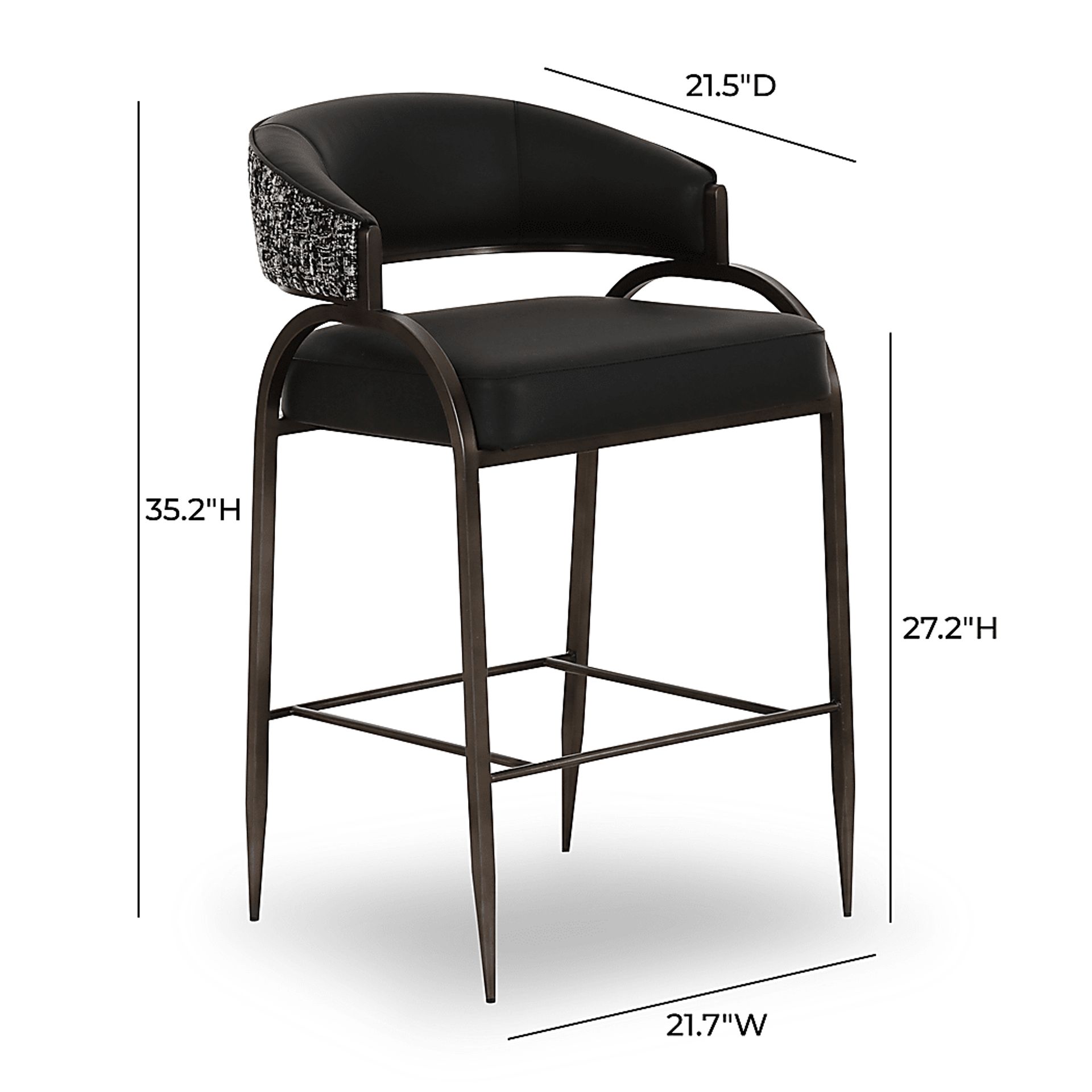 Marscoms I Black Counter Height Stool - Image 6