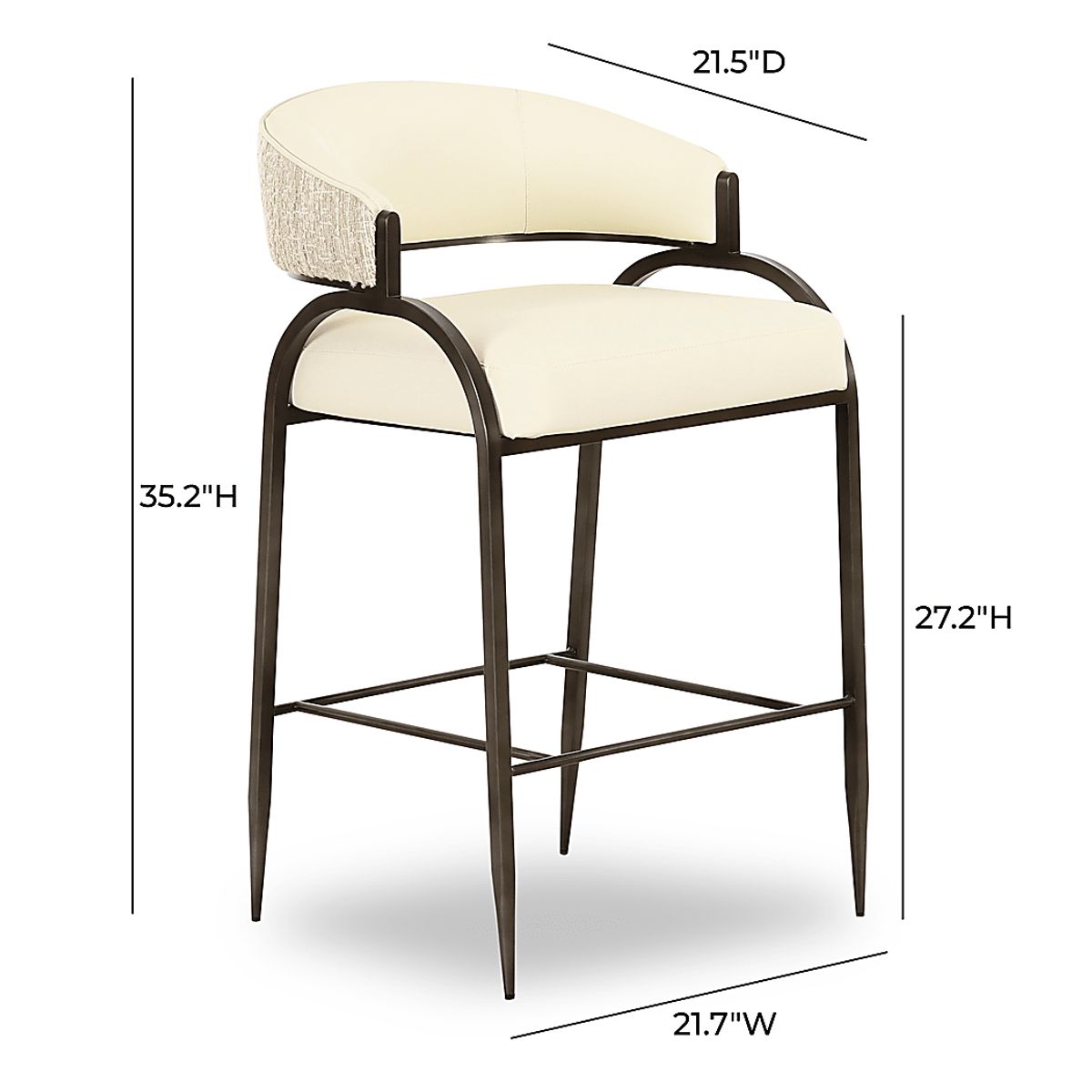 Marscoms I Cream Colors,Light Wood,White Beige Polyurethane Fabric ...