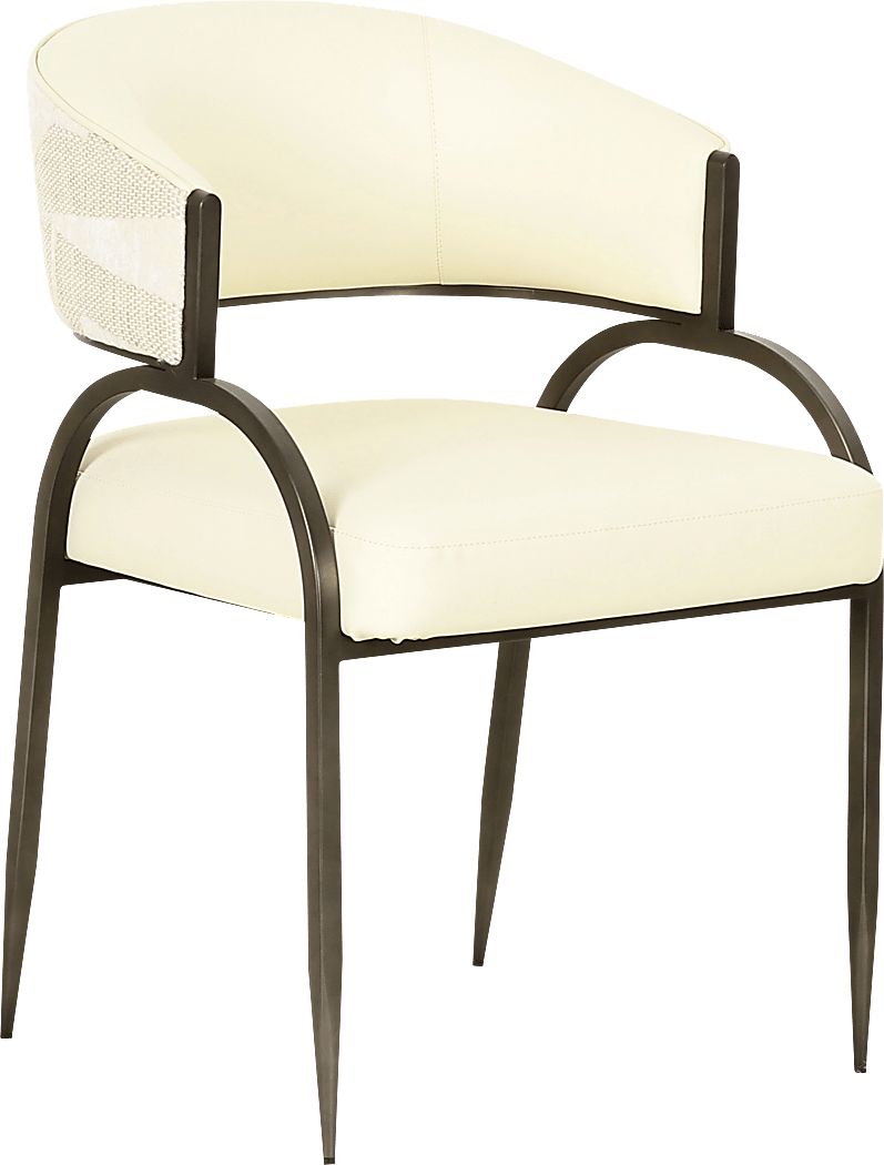 Marscoms II Cream Arm Chair