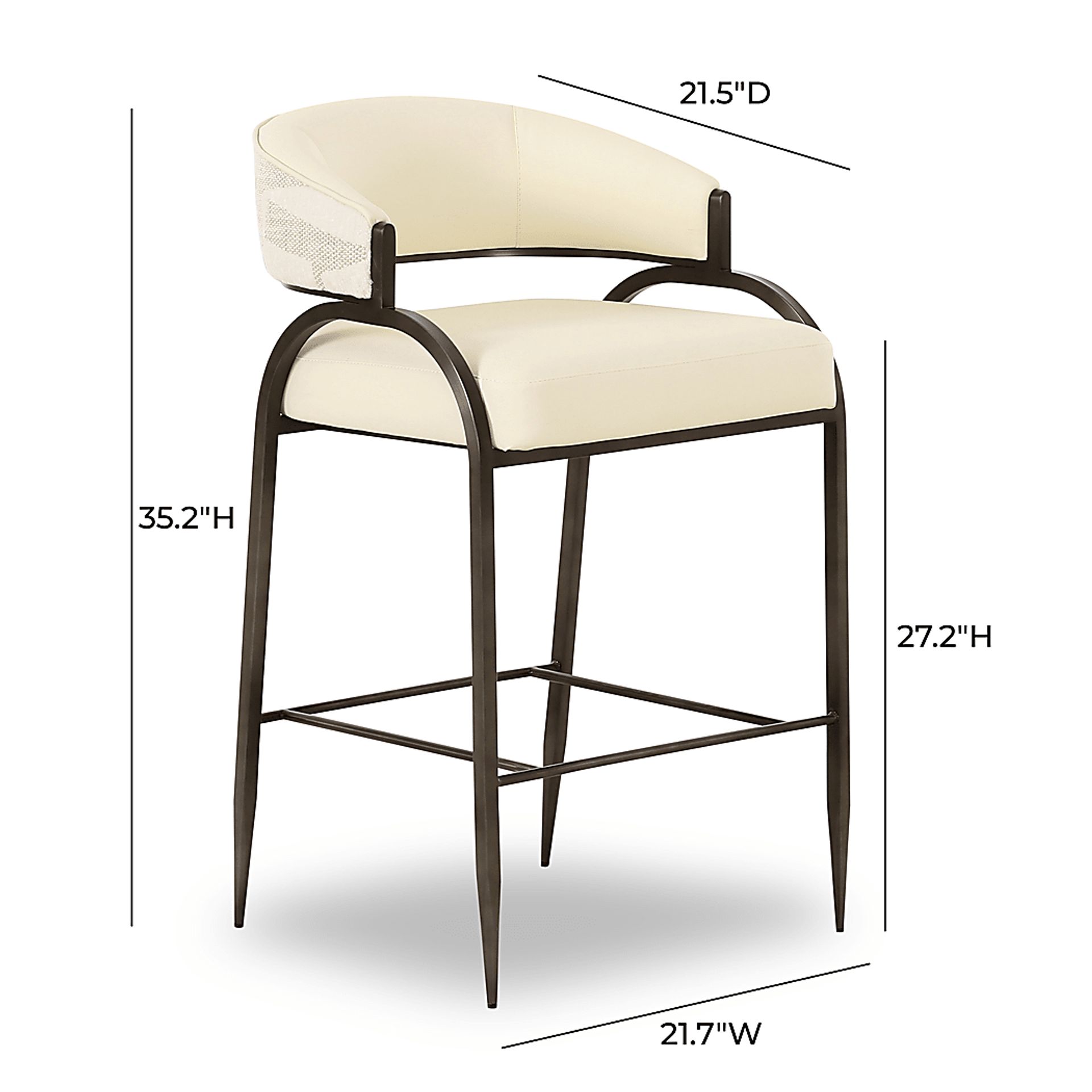 Marscoms II Cream Counter Height Stool - Image 5