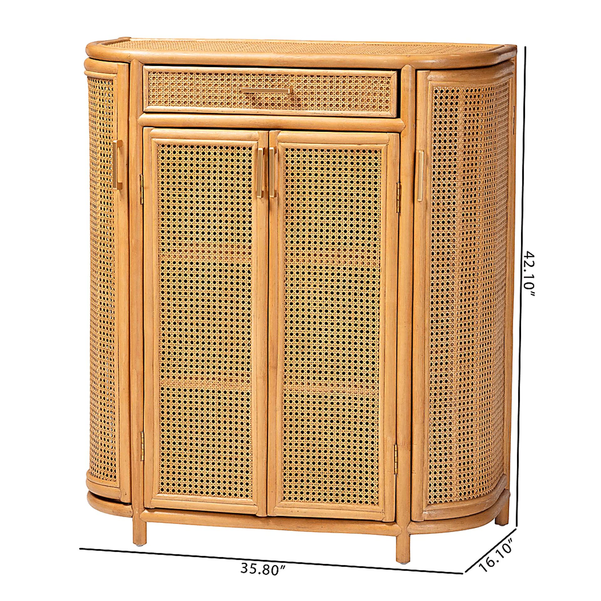 Marsdew Brown Storage Cabinet - Image 8