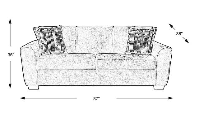 Dimension Image. Please refer to the Dimension Tab on this page for dimension details.