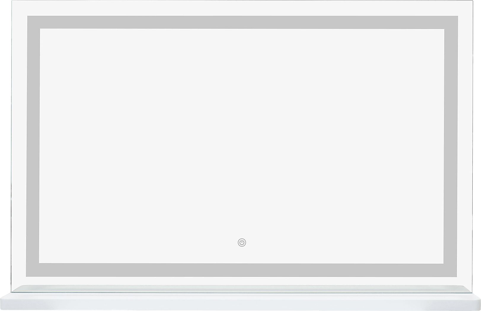 Marshbank II Silver Vanity Mirror