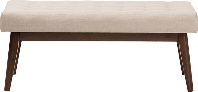 Marshead Beige Accent Bench - Thumbnail - Image 6