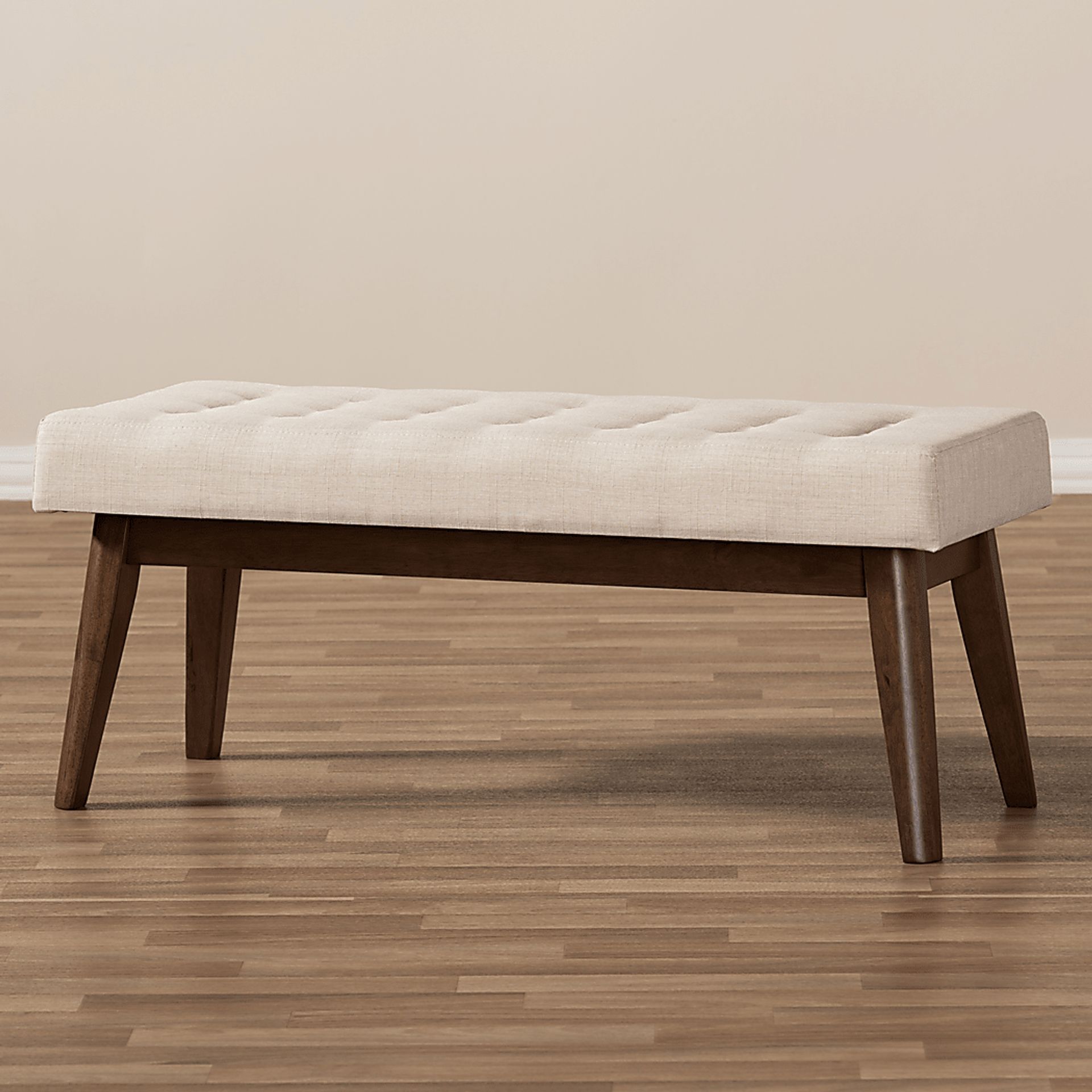 Marshead Beige Accent Bench - Image 2