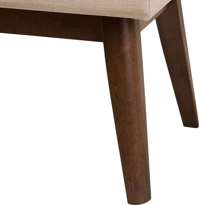 Marshead Beige Accent Bench - Thumbnail - Image 4