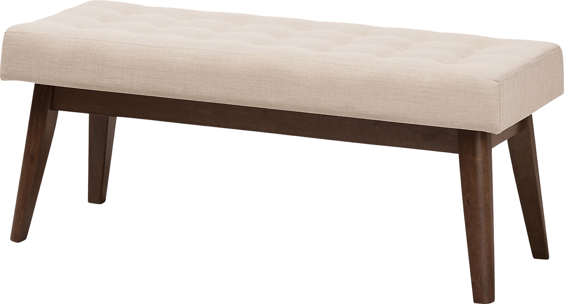 Marshead Beige Accent Bench - Image 1
