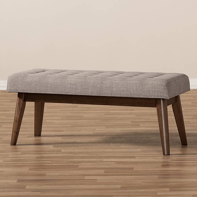 Marshead Light Gray Accent Bench - Thumbnail - Image 3
