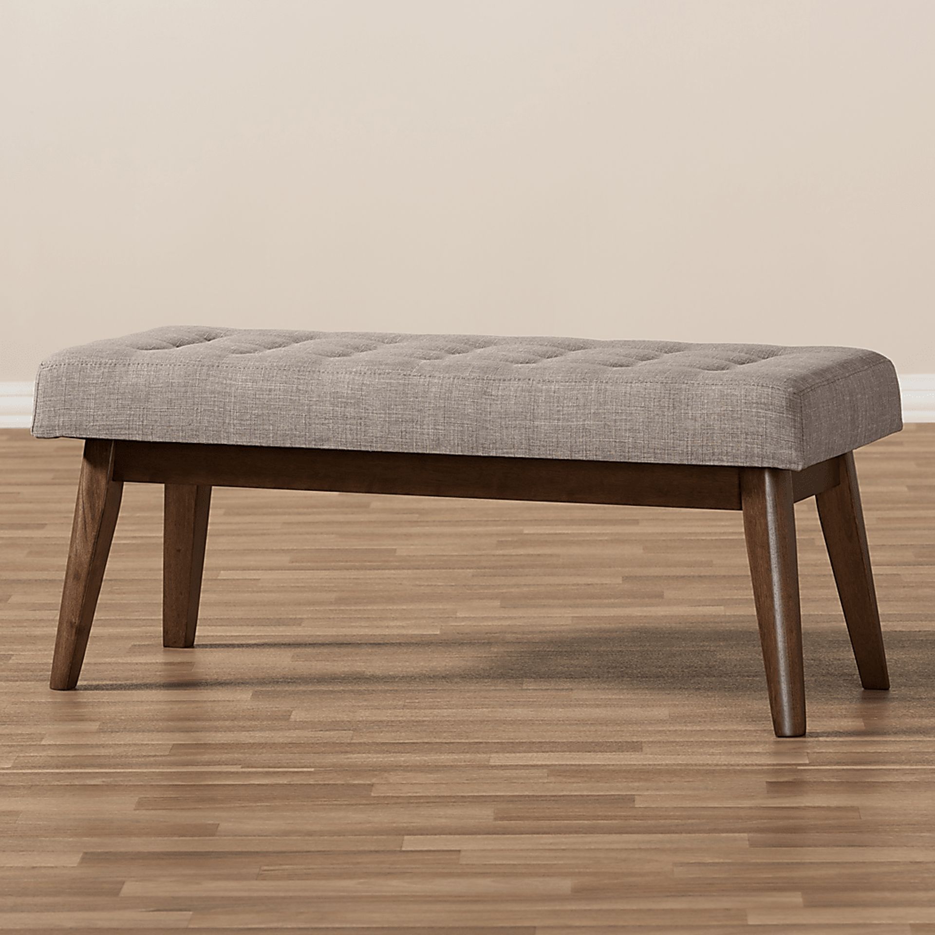 Marshead Light Gray Accent Bench - Image 3