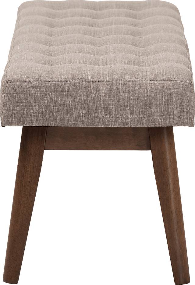 Marshead Light Gray Accent Bench - Thumbnail - Image 5