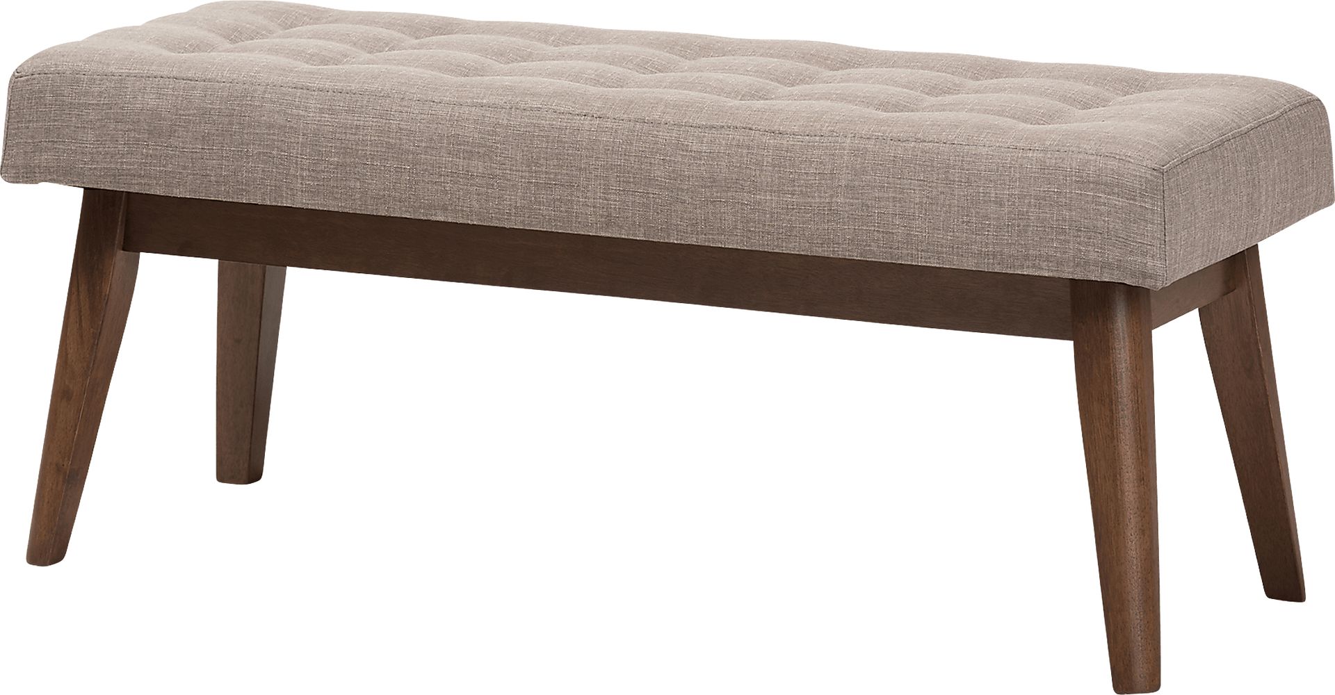 Marshead Light Gray Accent Bench - Image 1