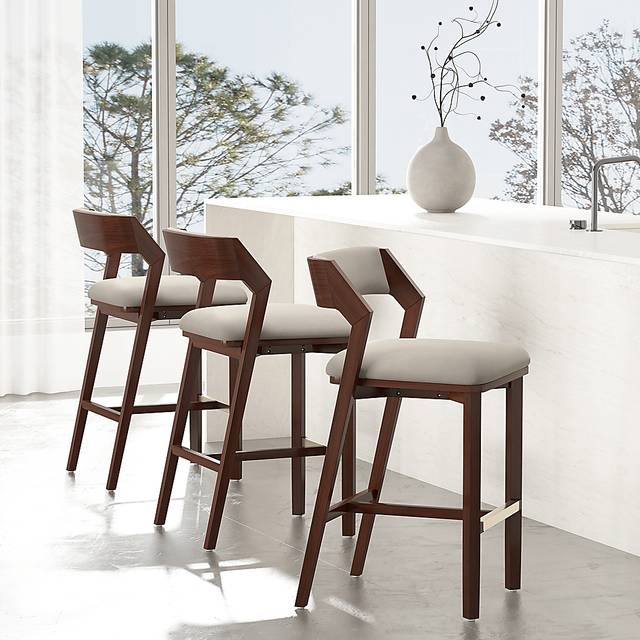 Marspoly Beige Barstool - Thumbnail - Image 2