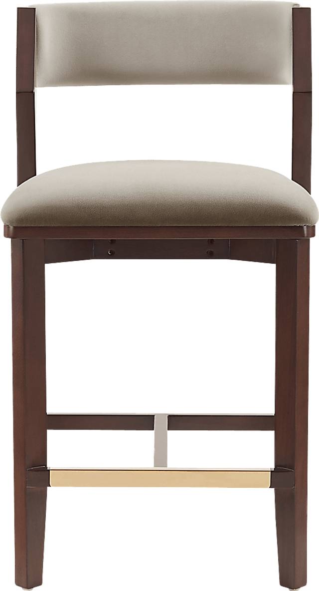 Marspoly Beige Counter Height Stool - Thumbnail - Image 1