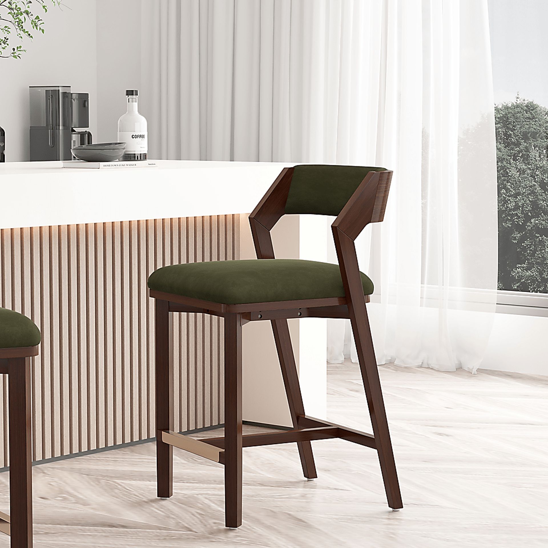 Marspoly Black Counter Height Stool - Image 3