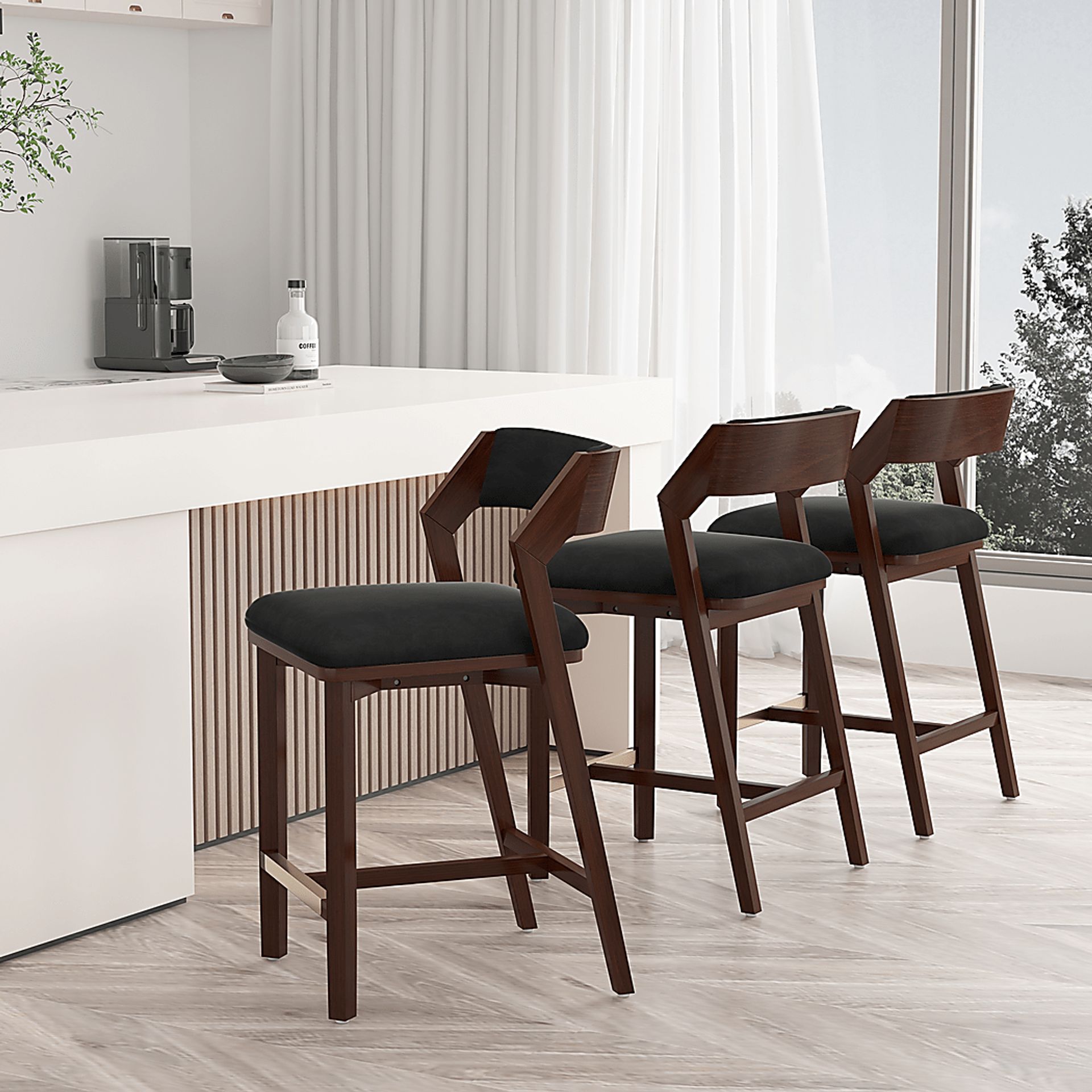 Marspoly Black Counter Height Stool - Image 2