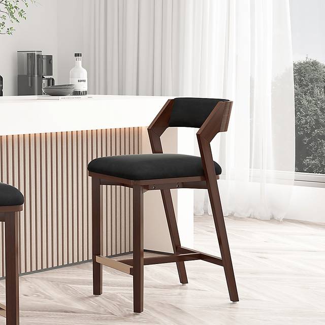 Marspoly Black Counter Height Stool - Thumbnail - Image 3