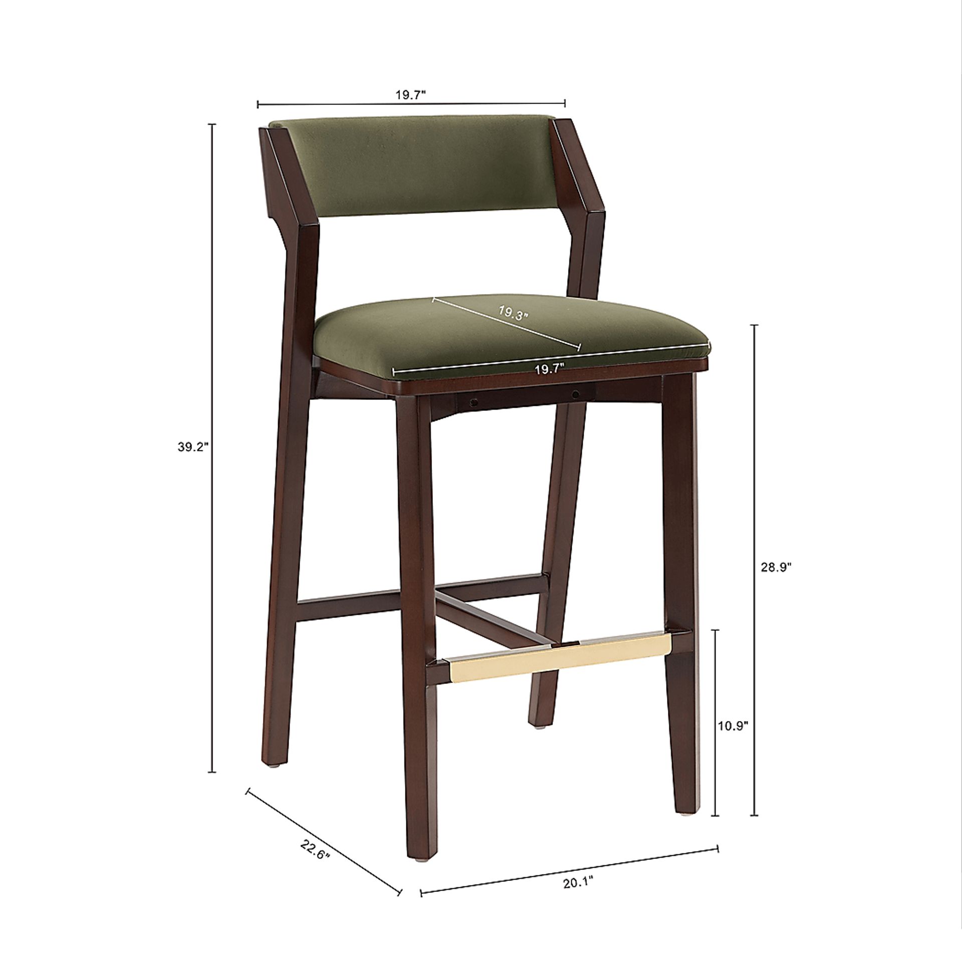 Marspoly Green Barstool - Image 5