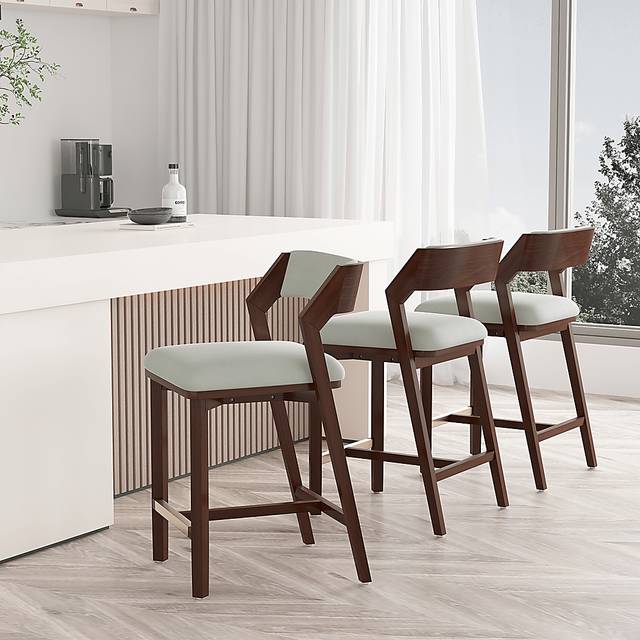 Marspoly White Counter Height Stool - Thumbnail - Image 3