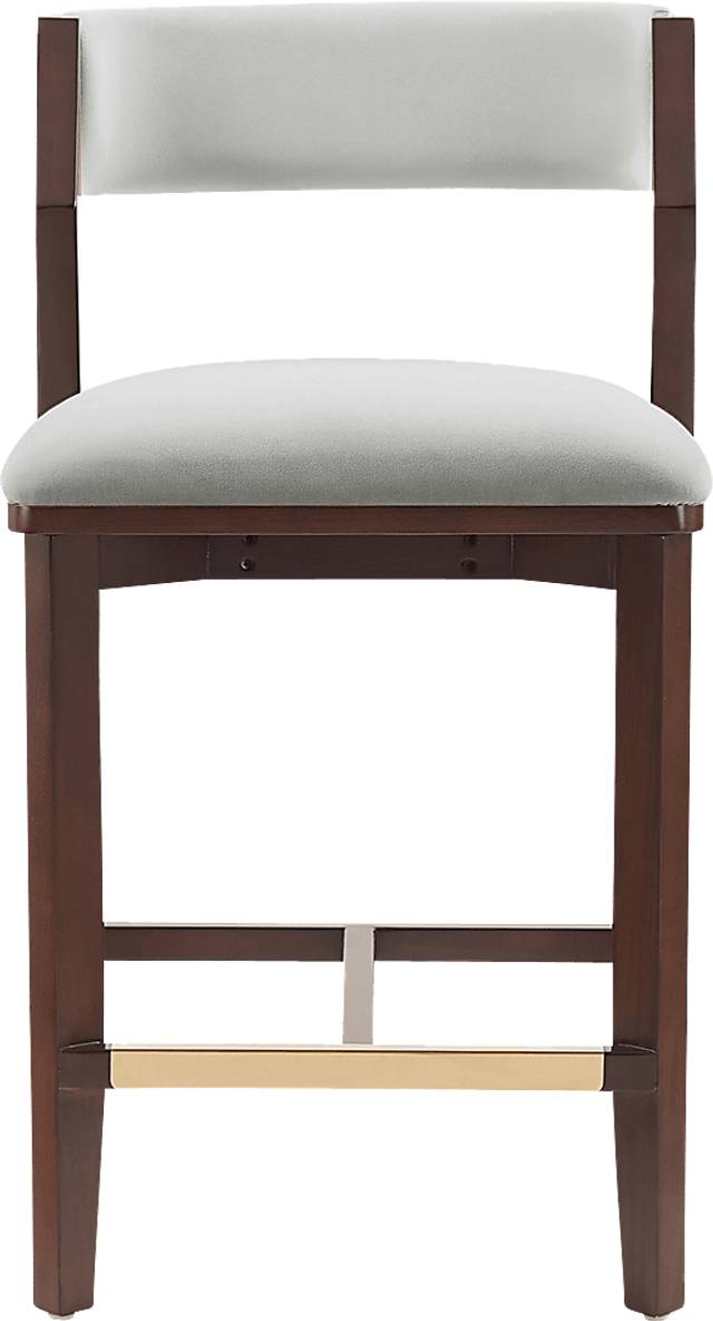 Marspoly White Counter Height Stool - Thumbnail - Image 1