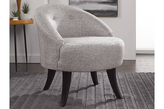 Marsston Black Accent Swivel Chair - Thumbnail - Image 2