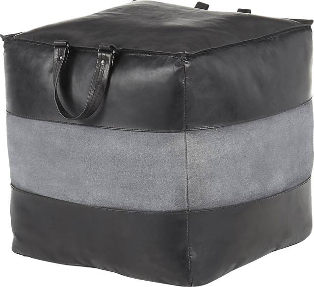 Martee Black Ottoman - Thumbnail - Image 3