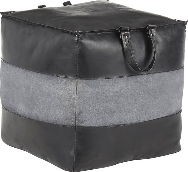 Martee Black Ottoman - Thumbnail - Image 1