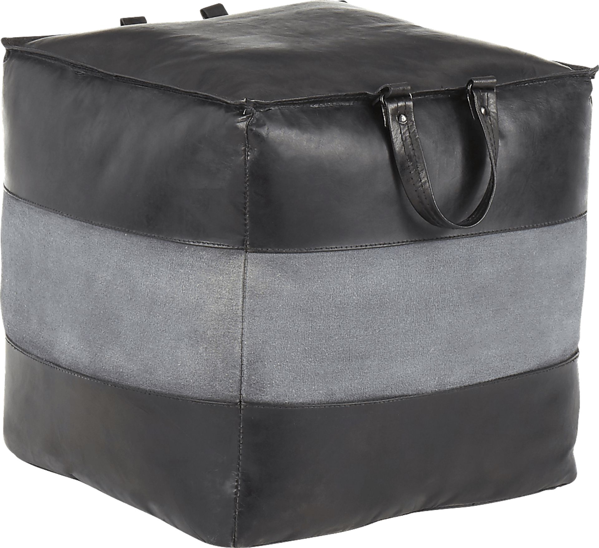 Martee Black Ottoman - Image 1