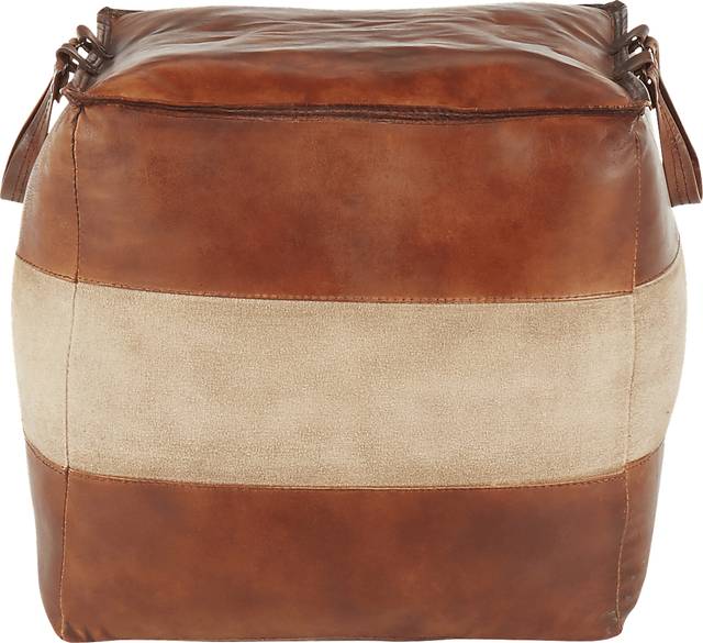 Martee Brown Ottoman - Thumbnail - Image 2