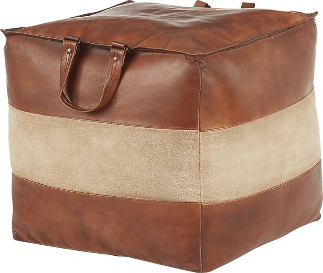 Martee Brown Ottoman - Thumbnail - Image 3