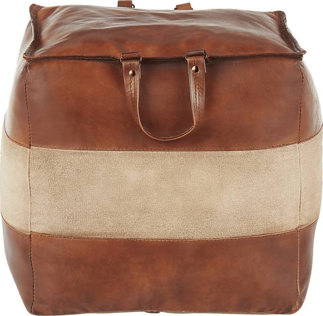 Martee Brown Ottoman - Thumbnail - Image 4
