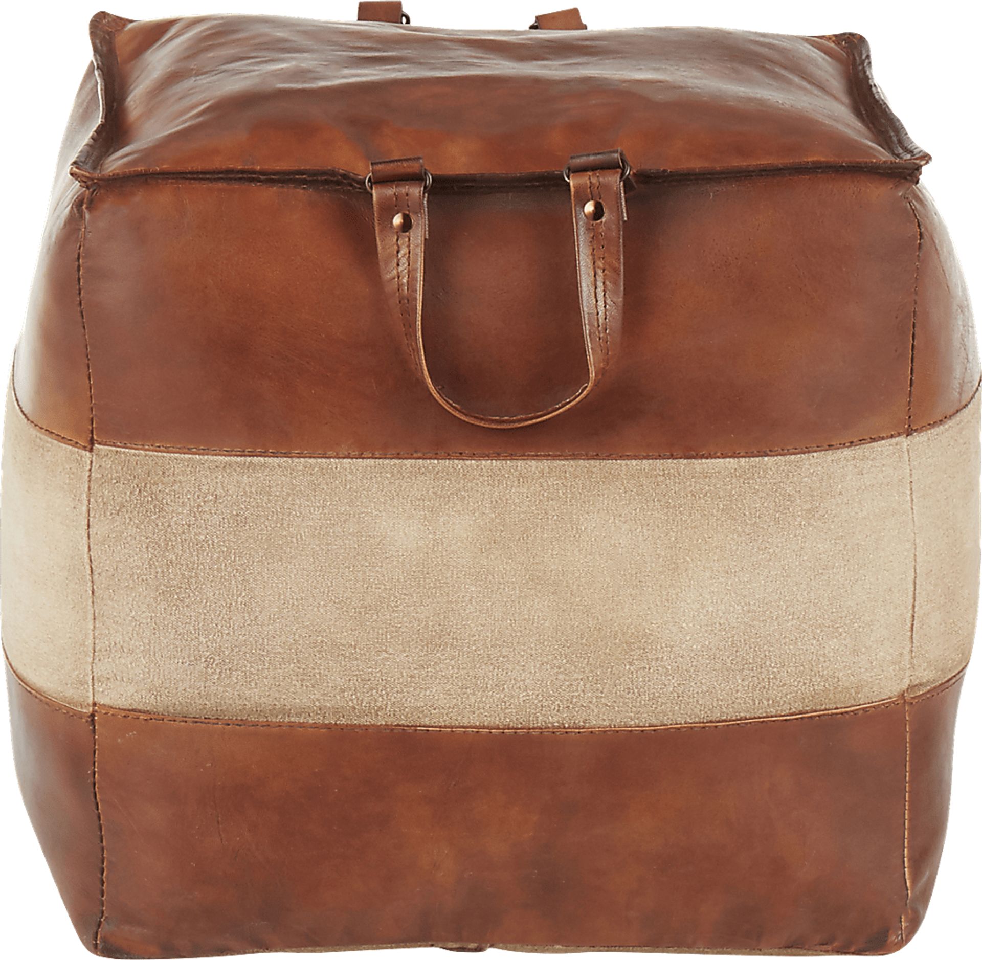 Martee Brown Ottoman - Image 4