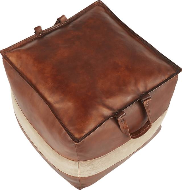 Martee Brown Ottoman - Thumbnail - Image 5
