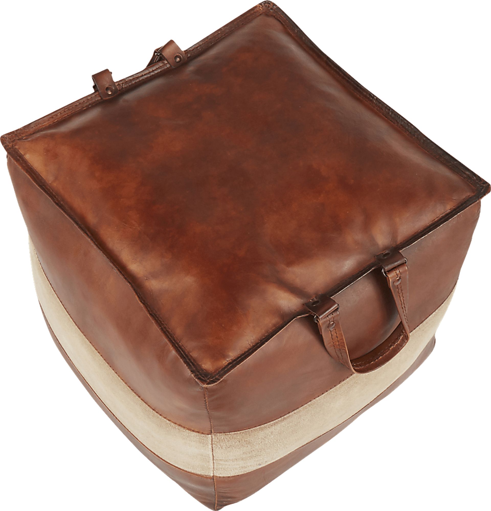 Martee Brown Ottoman - Image 5