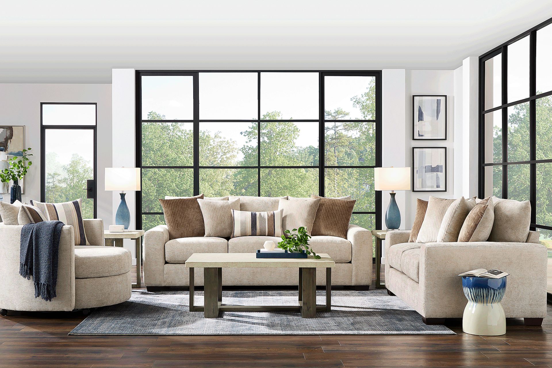 Martin Brown 2 Pc Living Room - Image 1